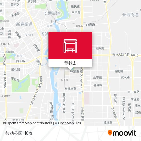 劳动公园地图