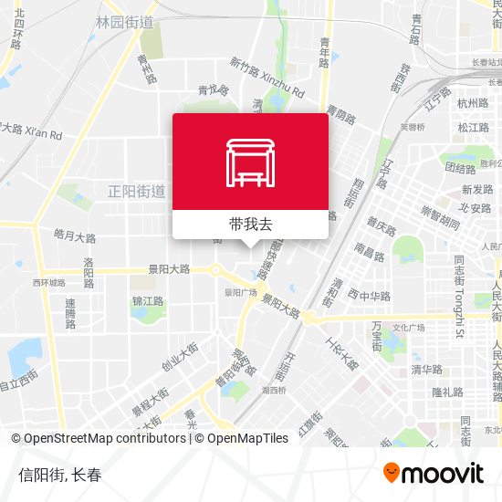 信阳街地图