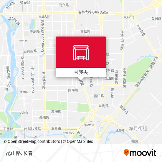 昆山路地图
