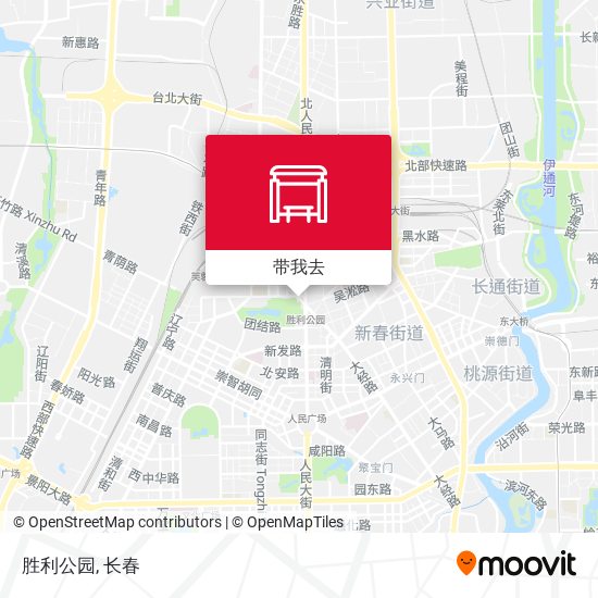 胜利公园地图
