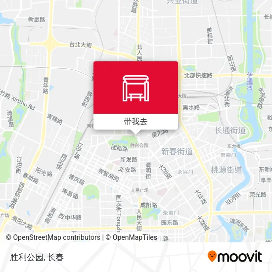 胜利公园地图