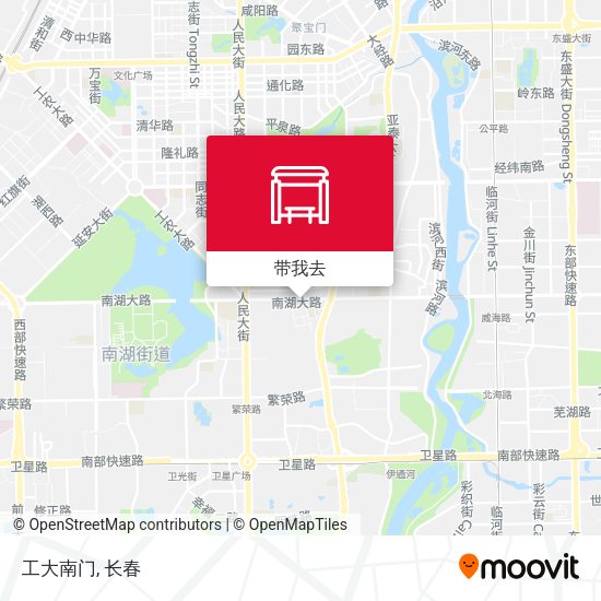 工大南门地图