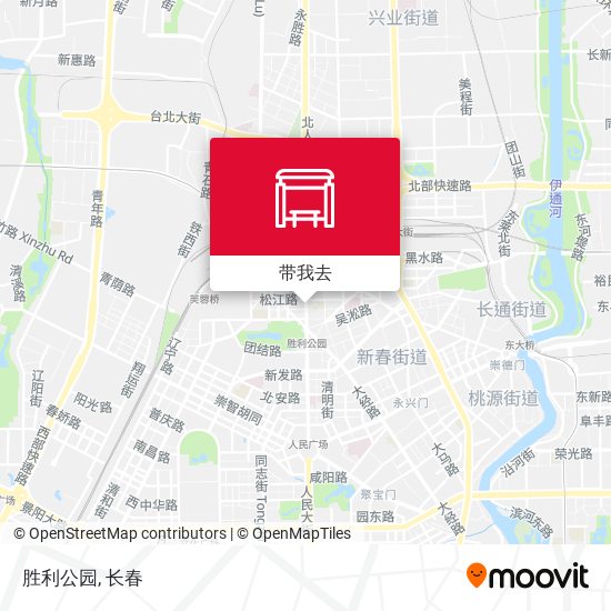 胜利公园地图