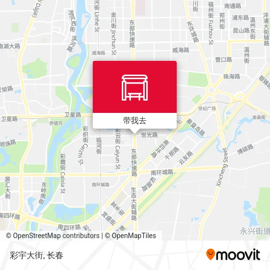 彩宇大街地图