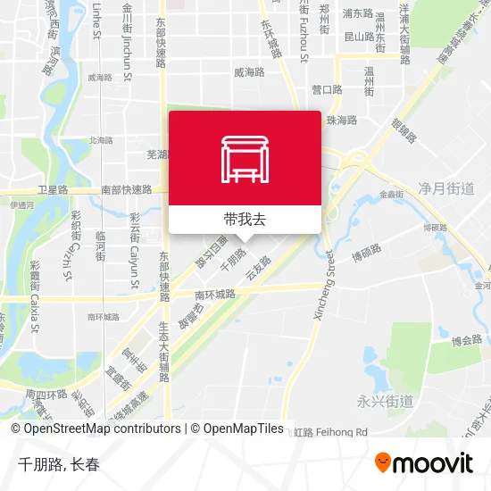 千朋路地图