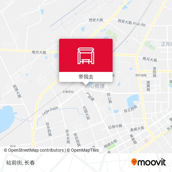 站前街地图