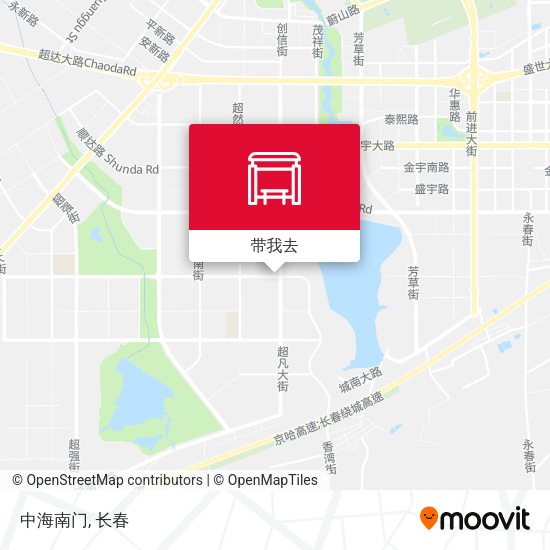 中海南门地图