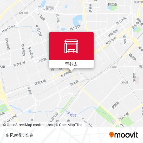 东风南街地图