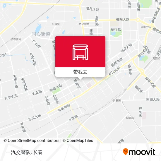 一汽交警队地图