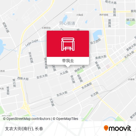 支农大街(南行)地图