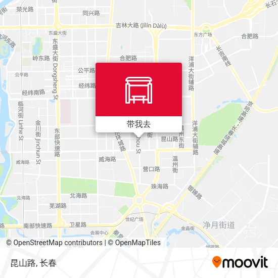 昆山路地图