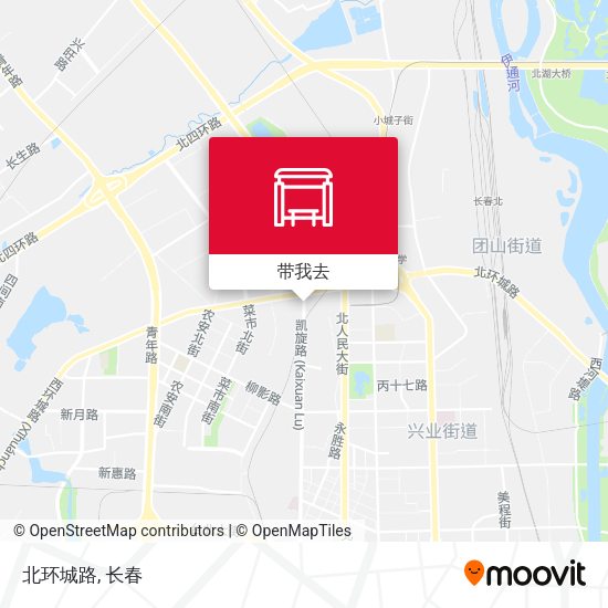 北环城路地图