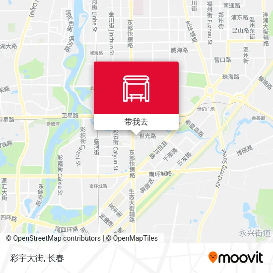 彩宇大街地图