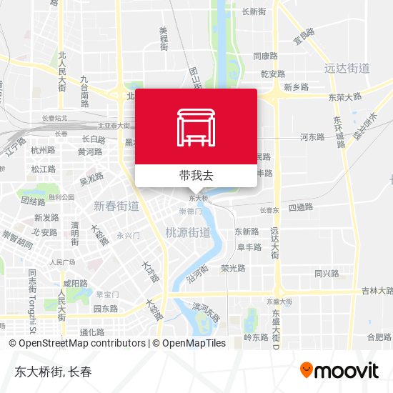 东大桥街地图