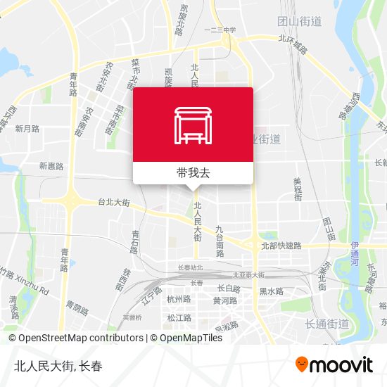 北人民大街地图