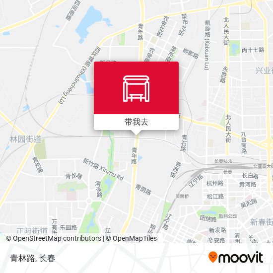 青林路地图