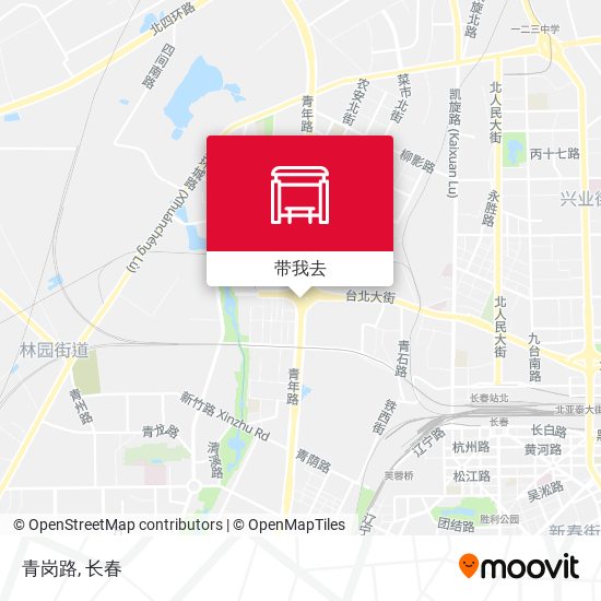 青岗路地图