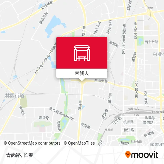 青岗路地图