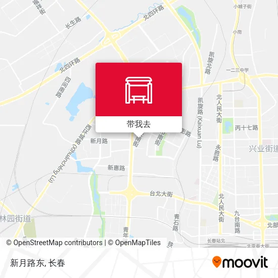 新月路东地图
