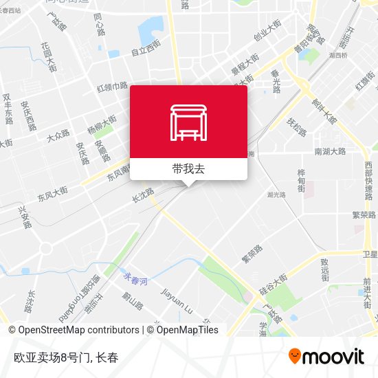 欧亚卖场8号门地图