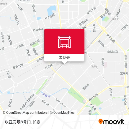 欧亚卖场8号门地图