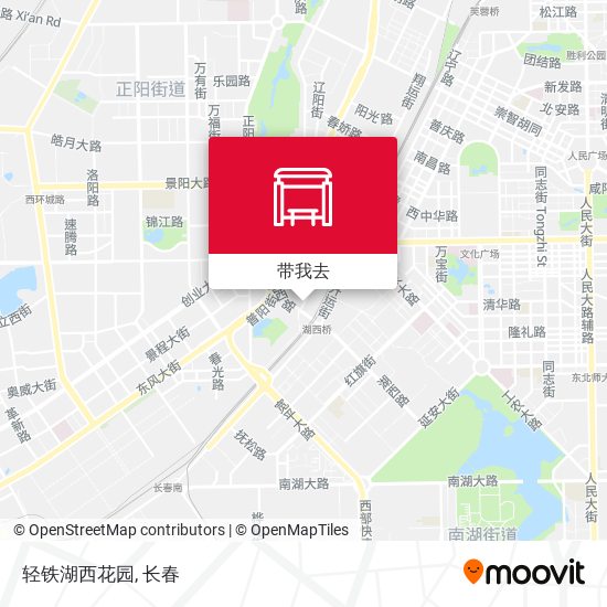 轻铁湖西花园地图