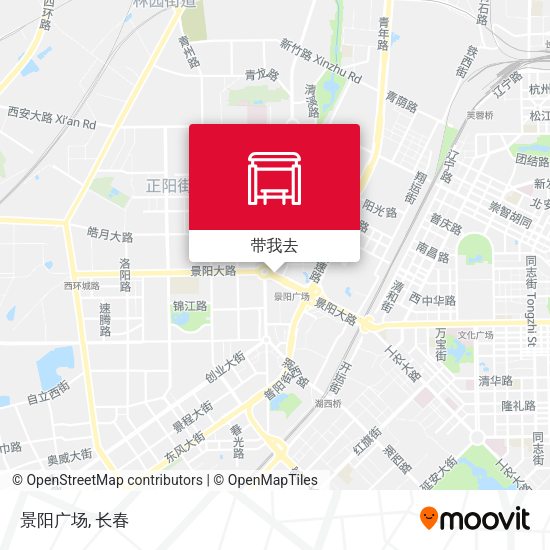 景阳广场地图