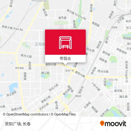 景阳广场地图