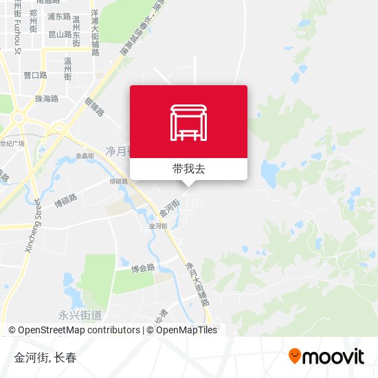 金河街地图