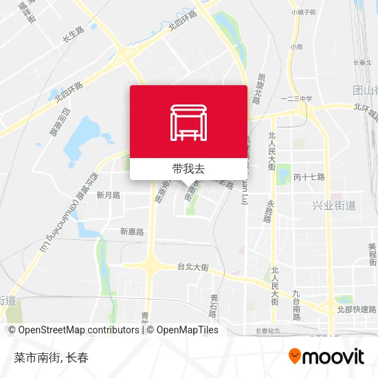 菜市南街地图