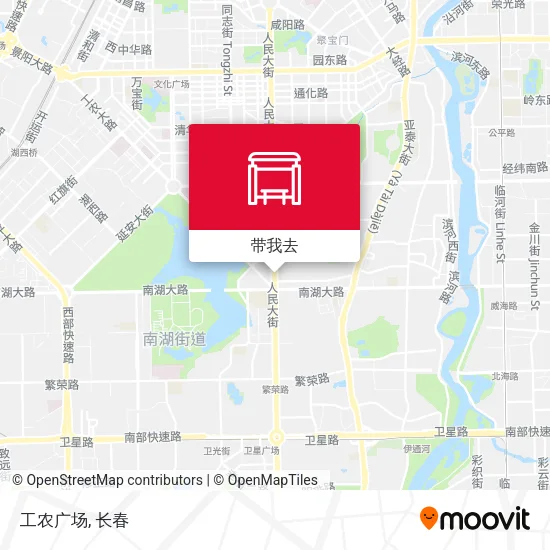 工农广场地图