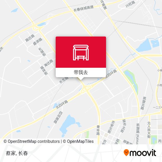 蔡家地图