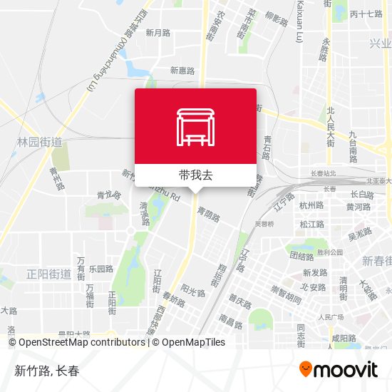 新竹路地图