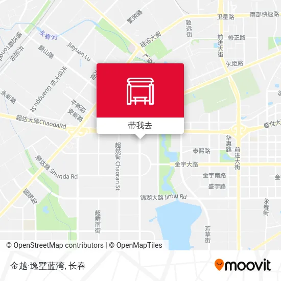 金越·逸墅蓝湾地图