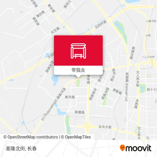 基隆北街地图