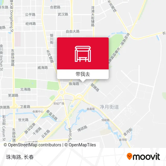 珠海路地图