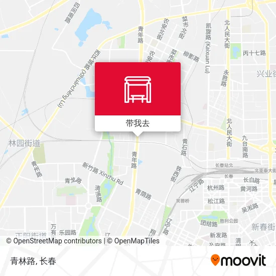 青林路地图