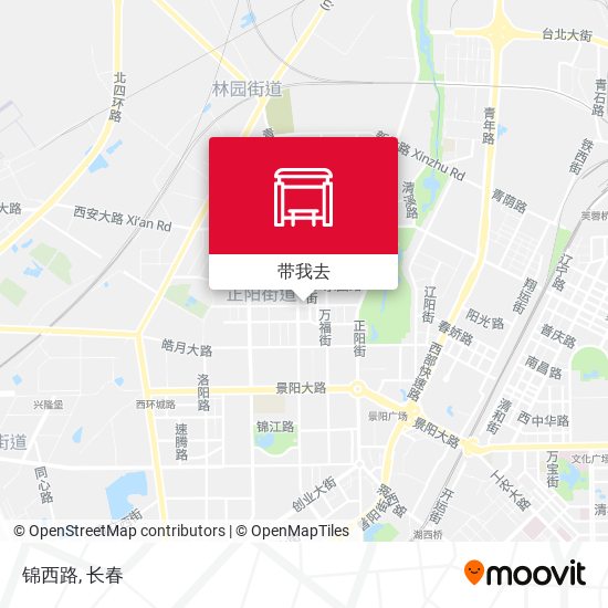 锦西路地图