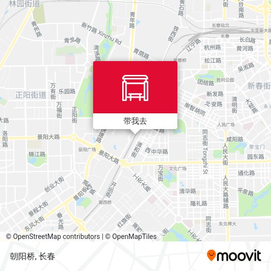 朝阳桥地图