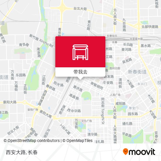 西安大路地图