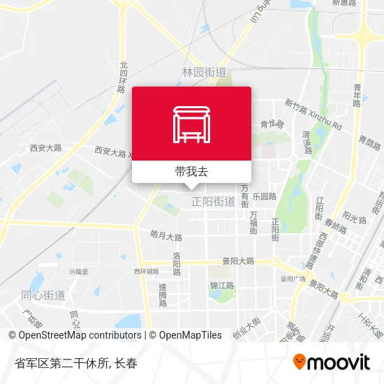 省军区第二干休所地图