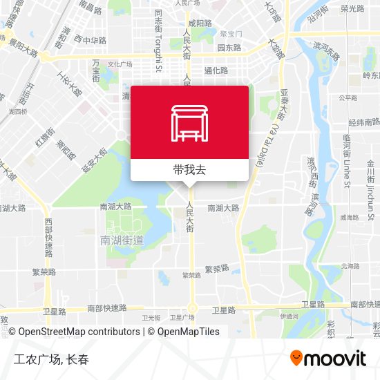 工农广场地图