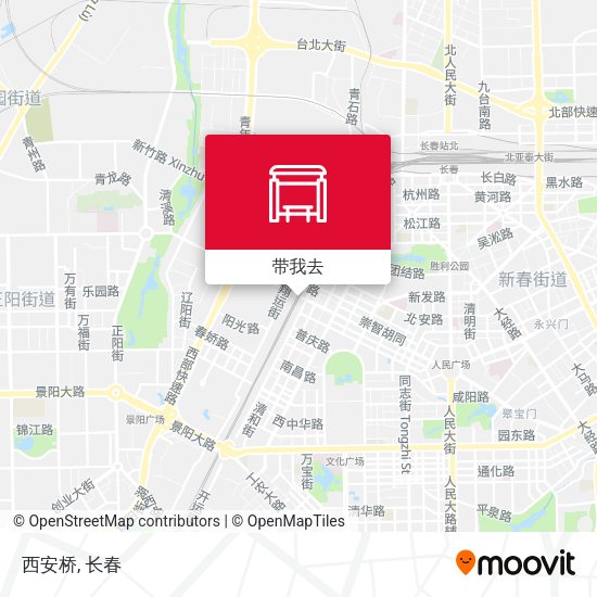 西安桥地图