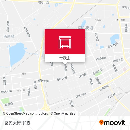 富民大街地图
