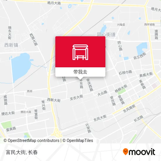 富民大街地图