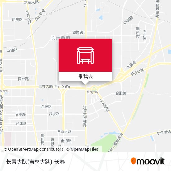 长青大队(吉林大路)地图