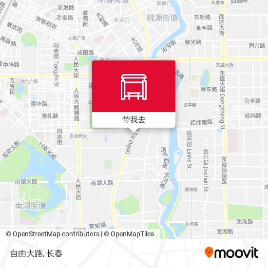 自由大路地图