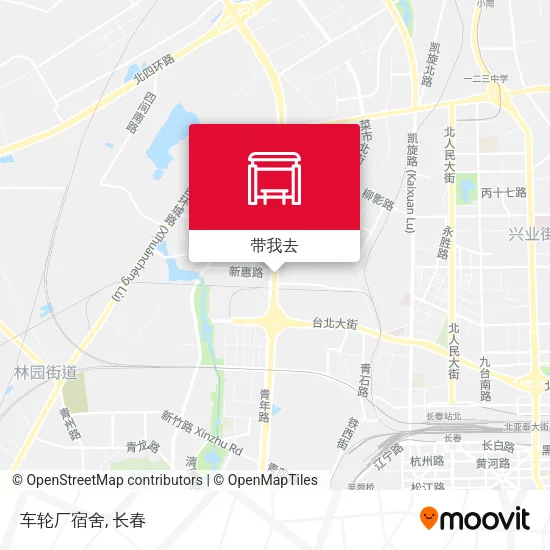 车轮厂宿舍地图