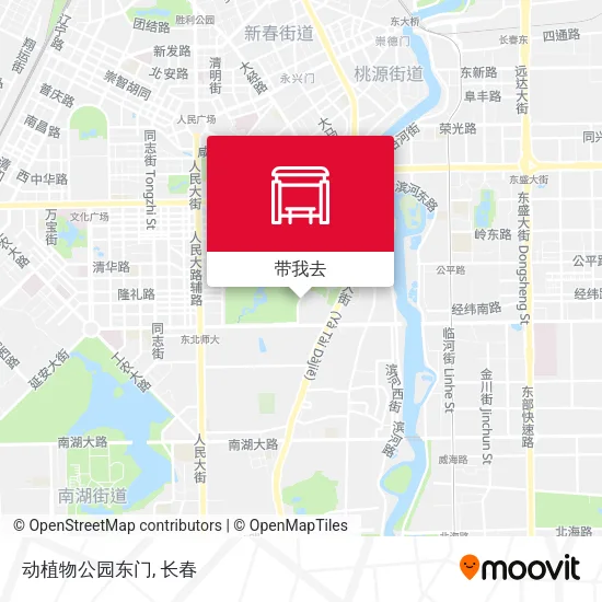 动植物公园东门地图
