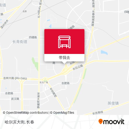 哈尔滨大街地图